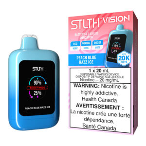 STLTH Vision Disposable Vape Device – Peach Blue Razz Ice